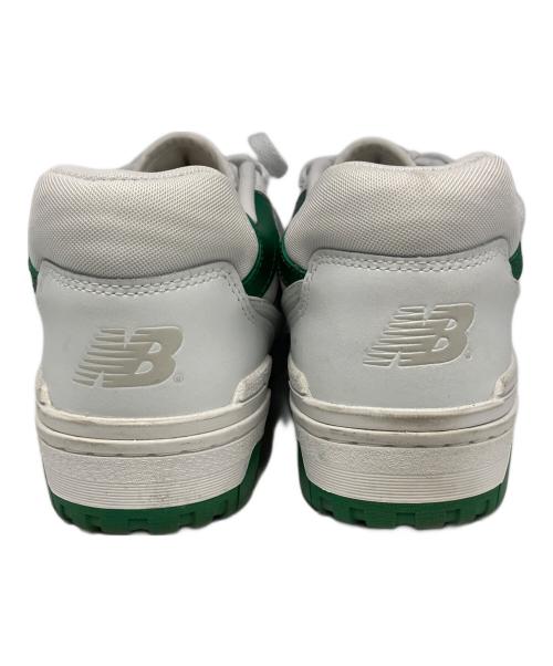 NEW BALANCE（ニューバランス）NEW BALANCE (ニューバランス) ローカットスニーカー ホワイト×グリーン サイズ:28cmの古着・服飾アイテム