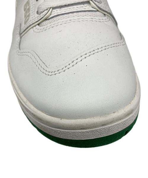 NEW BALANCE（ニューバランス）NEW BALANCE (ニューバランス) ローカットスニーカー ホワイト×グリーン サイズ:28cmの古着・服飾アイテム