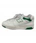 NEW BALANCE (ニューバランス) ローカットスニーカー ホワイト×グリーン サイズ:28cm：6000円