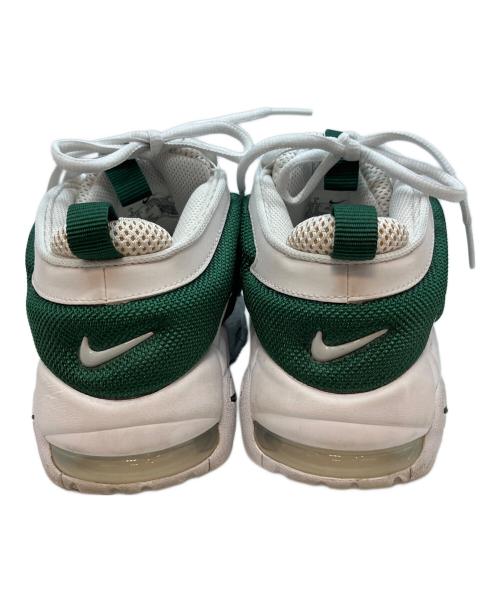NIKE（ナイキ）NIKE (ナイキ) Air More Uptempo Low ローカットスニーカー ホワイト×グリーン サイズ:24cmの古着・服飾アイテム