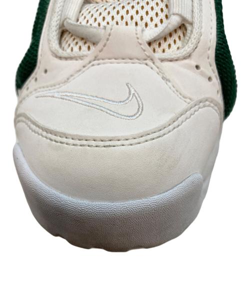 NIKE（ナイキ）NIKE (ナイキ) Air More Uptempo Low ローカットスニーカー ホワイト×グリーン サイズ:24cmの古着・服飾アイテム