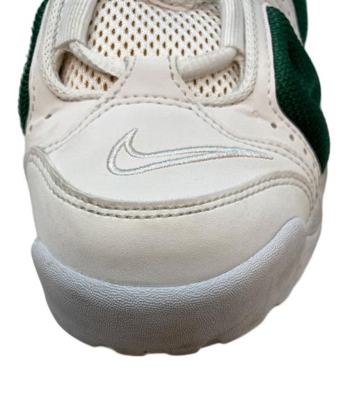 NIKE（ナイキ）NIKE (ナイキ) Air More Uptempo Low ローカットスニーカー ホワイト×グリーン サイズ:24cmの古着・服飾アイテム