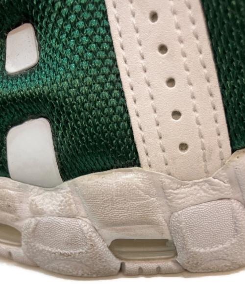 NIKE（ナイキ）NIKE (ナイキ) Air More Uptempo Low ローカットスニーカー ホワイト×グリーン サイズ:24cmの古着・服飾アイテム