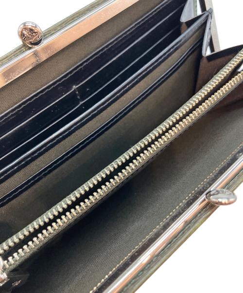 Vivienne Westwood（ヴィヴィアンウエストウッド）Vivienne Westwood (ヴィヴィアンウエストウッド) NEW ADVAN 口金長財布 長財布 オリーブの古着・服飾アイテム