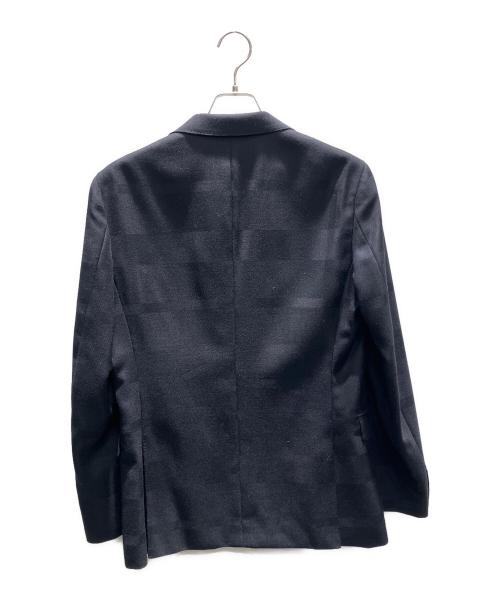 BLACK LABEL CRESTBRIDGE（ブラックレーベル クレストブリッジ）BLACK LABEL CRESTBRIDGE (ブラックレーベル クレストブリッジ) MIYUKIKEORI (ミユキケオリ) スーツジャケット ブラック サイズ:Lの古着・服飾アイテム