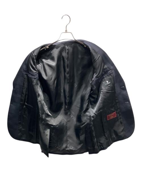 BLACK LABEL CRESTBRIDGE（ブラックレーベル クレストブリッジ）BLACK LABEL CRESTBRIDGE (ブラックレーベル クレストブリッジ) MIYUKIKEORI (ミユキケオリ) スーツジャケット ブラック サイズ:Lの古着・服飾アイテム