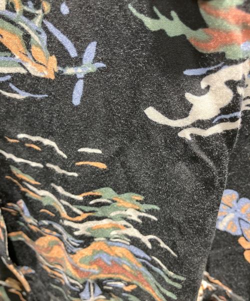 Schott（ショット）Schott (ショット) アロハ 半袖ワンピース ブラック サイズ:Freeの古着・服飾アイテム