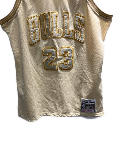 MITCHELL & NESS（ミッチェルアンドネス）MITCHELL & NESS (ミッチェルアンドネス) NBA BULLS ゲームタンクトップ イエロー サイズ:Lの古着・服飾アイテム