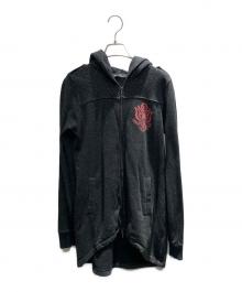 Hysteric Glamour（ヒステリックグラマー）の古着「ラメ ジップパーカー」｜ブラック