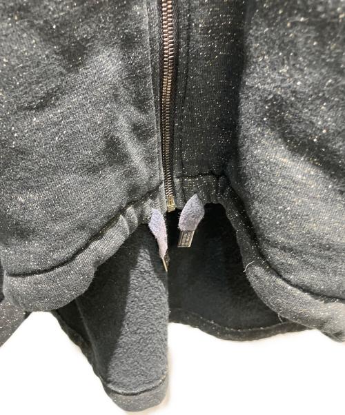 Hysteric Glamour（ヒステリックグラマー）Hysteric Glamour (ヒステリックグラマー) ラメ ジップパーカー ブラック サイズ:Freeの古着・服飾アイテム