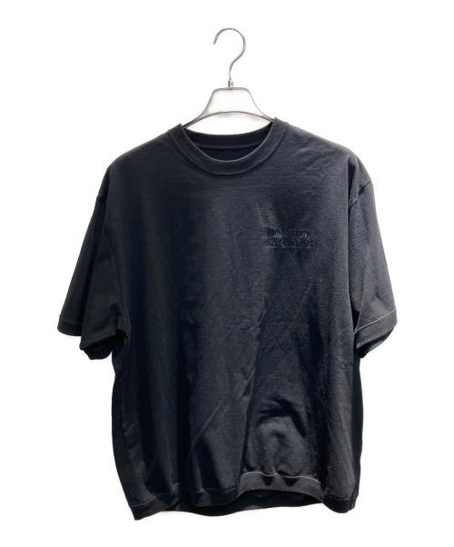 The Ennnoy Professional（ザ エンノイ プロフェッショナル）The Ennnoy Professional (ザ エンノイ プロフェッショナル) Ennoy Short Sleeve Hem Rib Tee 半袖カットソー ブラック サイズ:Lの古着・服飾アイテム