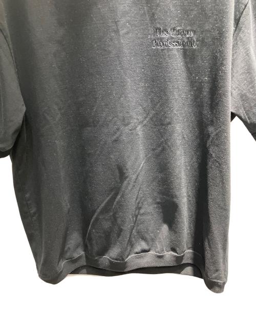 The Ennnoy Professional（ザ エンノイ プロフェッショナル）The Ennnoy Professional (ザ エンノイ プロフェッショナル) Ennoy Short Sleeve Hem Rib Tee 半袖カットソー ブラック サイズ:Lの古着・服飾アイテム