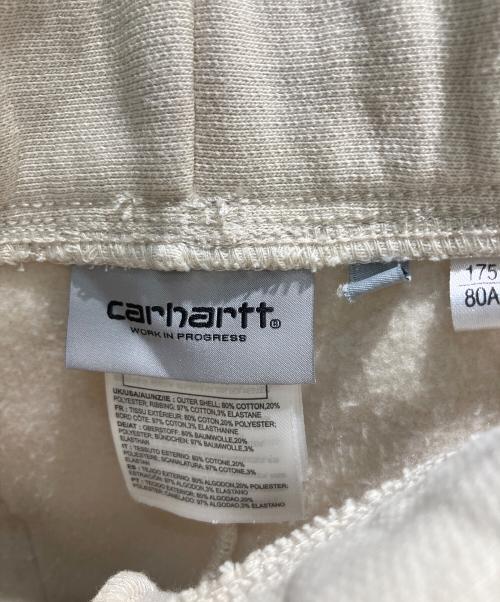 CarHartt（カーハート）CarHartt (カーハート) アメリカンスクリプトジョギングスウェットパンツ アイボリー サイズ:Mの古着・服飾アイテム
