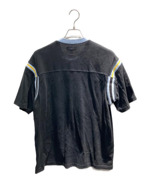 SUPREME（シュプリーム）SUPREME (シュプリーム) Split S/S Football Top SS25 半袖カットソー ブラック サイズ:Sの古着・服飾アイテム