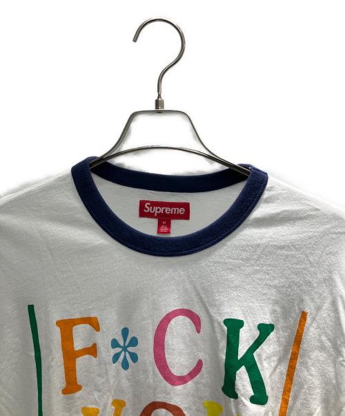 SUPREME（シュプリーム）SUPREME (シュプリーム) Mike Kelley Ringer Tee SS26 半袖カットソー ホワイト サイズ:Mの古着・服飾アイテム