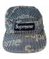 SUPREME (シュプリーム) Denim Camp Cap Stripe SS24 キャップ インディゴ：6000円