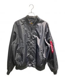 ALPHA（アルファ）の古着「L-2B HUNTER RELAXED FLIGHT JACKET フライトジャケット」｜ブラック