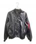 ALPHA（アルファ）の古着「L-2B HUNTER RELAXED FLIGHT JACKET フライトジャケット」｜ブラック
