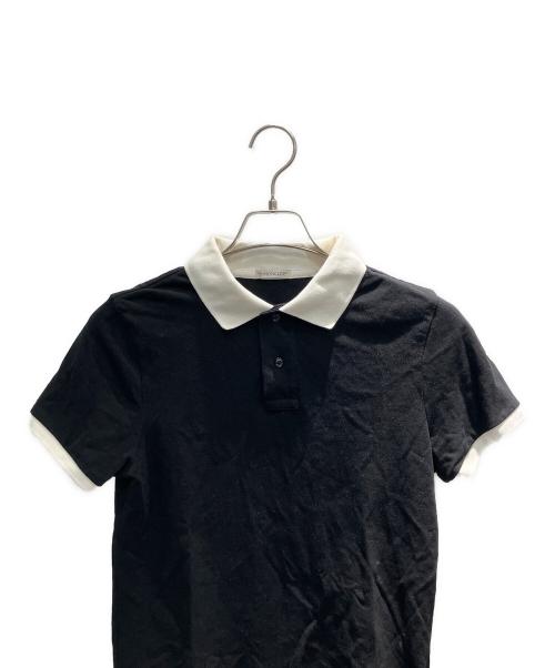 MONCLER（モンクレール）MONCLER (モンクレール) ポロシャツ ブラック サイズ:XSの古着・服飾アイテム