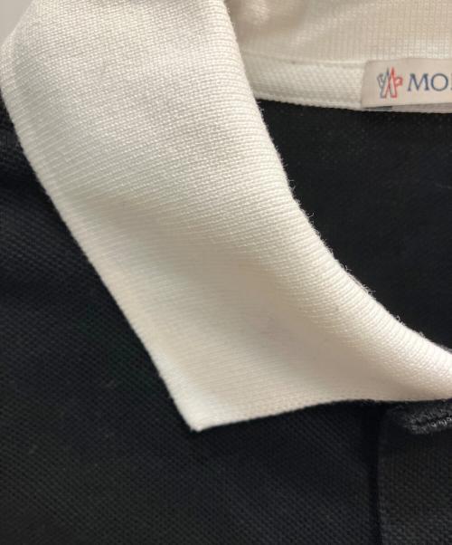 MONCLER（モンクレール）MONCLER (モンクレール) ポロシャツ ブラック サイズ:XSの古着・服飾アイテム