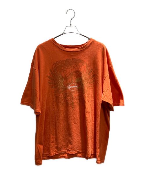 HARLEY-DAVIDSON（ハーレーダビッドソン）HARLEY-DAVIDSON (ハーレーダビッドソン) 90s USA製 半袖カットソー オレンジ サイズ:3XLの古着・服飾アイテム