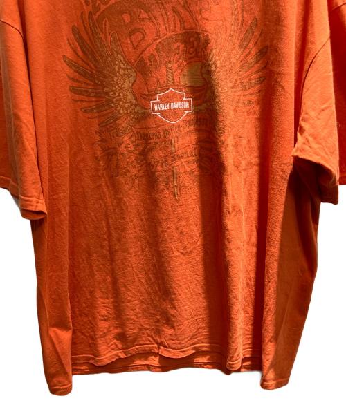 HARLEY-DAVIDSON（ハーレーダビッドソン）HARLEY-DAVIDSON (ハーレーダビッドソン) 90s USA製 半袖カットソー オレンジ サイズ:3XLの古着・服飾アイテム