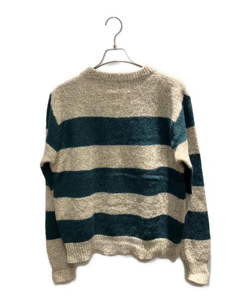 L.L.Bean（エルエルビーン）L.L.Bean (エルエルビーン) 70s USA製 厚手ニット ベージュ×グリーン サイズ:Lの古着・服飾アイテム