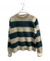 L.L.Bean（エルエルビーン）の古着「70s USA製 厚手ニット」｜ベージュ×グリーン