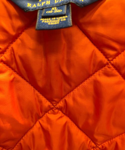 POLO RALPH LAUREN（ポロ・ラルフローレン）POLO RALPH LAUREN (ポロ・ラルフローレン) 中綿ベスト カーキ サイズ:XLの古着・服飾アイテム