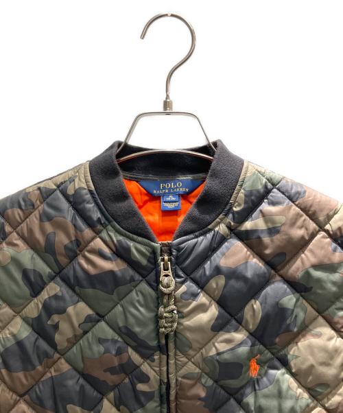 POLO RALPH LAUREN（ポロ・ラルフローレン）POLO RALPH LAUREN (ポロ・ラルフローレン) 中綿ベスト カーキ サイズ:XLの古着・服飾アイテム