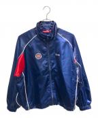 SUPREMEシュプリーム）の古着「24SS フード欠品 Satin Hooded Track jacket トラックジャケット」｜ネイビー
