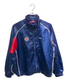 SUPREME（シュプリーム）の古着「24SS フード欠品 Satin Hooded Track jacket トラックジャケット」｜ネイビー