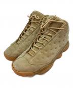 NIKE AIR JORDANナイキ エアジョーダン）の古着「13Retro Wheat ハイカットスニーカー」｜ライトブラウン