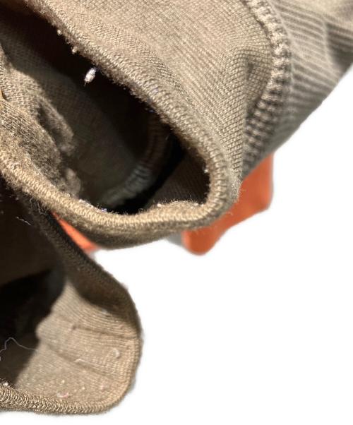 Prov（プルーヴ）Prov (プルーヴ) WAFFLE RAGLAN THERMAL ORANGE/BROWN 長袖カットソー オレンジ サイズ:Mの古着・服飾アイテム