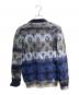 LOUIS VUITTON (ルイ ヴィトン) モヘアカーディガン ネイビー×グレー サイズ:S：150000円