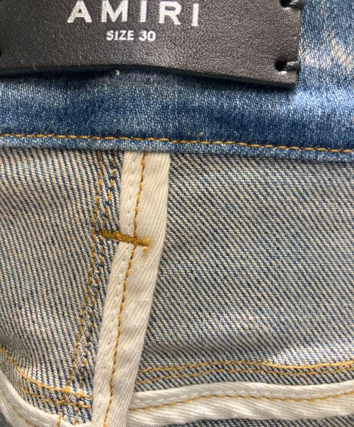 AMIRI（アミリ）AMIRI (アミリ) ダメージ加工デニムパンツ インディゴ サイズ:30の古着・服飾アイテム