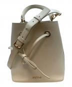 FURLAフルラ）の古着「コスタンザ 巾着型2WAYショルダーバッグ  2WAYショルダーバッグ」｜アイボリー