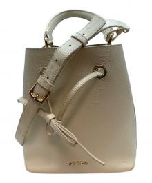 FURLA（フルラ）の古着「コスタンザ 巾着型2WAYショルダーバッグ  2WAYショルダーバッグ」｜アイボリー