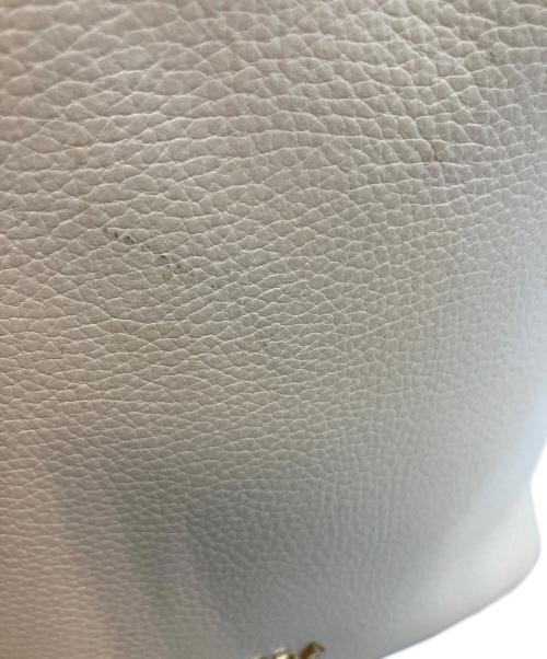 FURLA（フルラ）FURLA (フルラ) コスタンザ 巾着型2WAYショルダーバッグ  2WAYショルダーバッグ アイボリーの古着・服飾アイテム