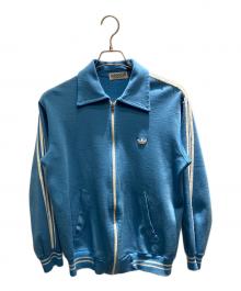 adidas（アディダス）の古着「80s デサント トラックジャケット」｜スカイブルー
