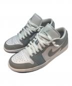 NIKEナイキ）の古着「Air Jordan 1 Low "Wolf Grey" ローカットスニーカー」｜ホワイト×グレー