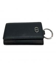 Dior（ディオール）の古着「Icon グレインドカーフスキン 10-BO-0293  日本限定モデル キーケース」｜ブラック
