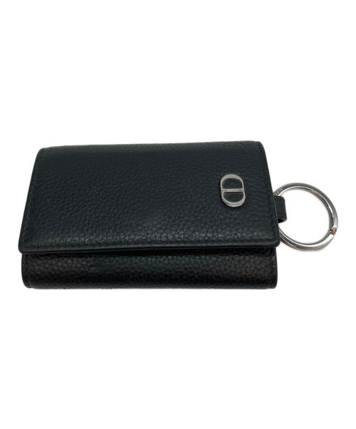 Dior（ディオール）Dior (ディオール) Icon グレインドカーフスキン 10-BO-0293  日本限定モデル キーケース ブラックの古着・服飾アイテム