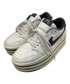NIKEナイキ）の古着「Air Jordan 1 Triple Stack ローカットスニーカー」｜ホワイト