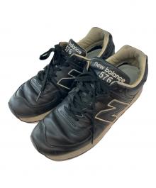 NEW BALANCE（ニューバランス）の古着「576 イングランド製 ローカットスニーカー」｜ブラック