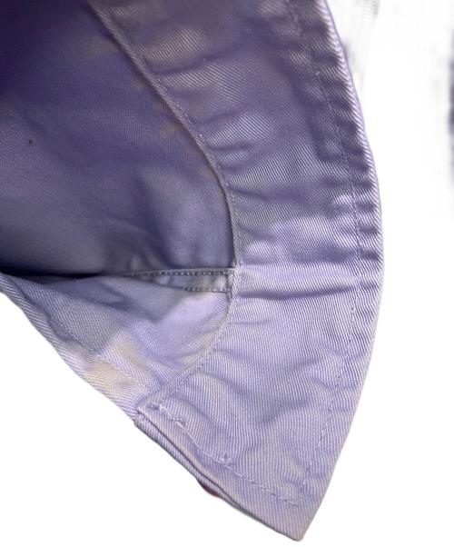 stussy（ステューシー）stussy (ステューシー) Zip Up Work Shirt 長袖シャツ パープル サイズ:Lの古着・服飾アイテム