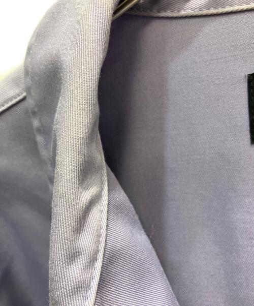 stussy（ステューシー）stussy (ステューシー) Zip Up Work Shirt 長袖シャツ パープル サイズ:Lの古着・服飾アイテム