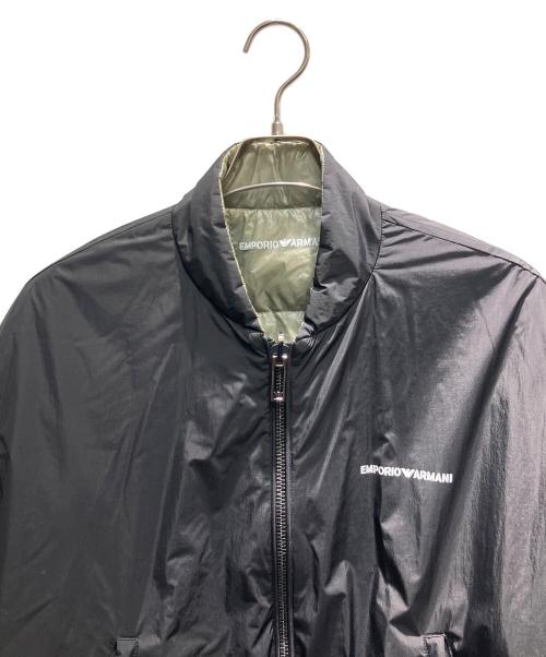 EMPORIO ARMANI（エンポリオ アルマーニ）EMPORIO ARMANI (エンポリオ アルマーニ) リバーシブルジャケット カーキ×ブラック サイズ:48の古着・服飾アイテム