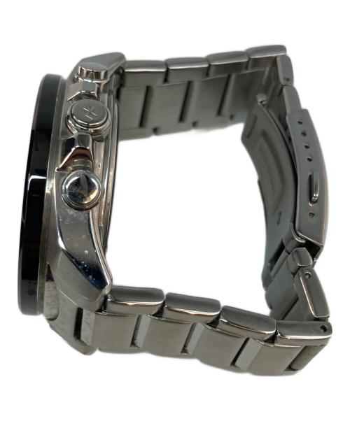 CASIO（カシオ）CASIO (カシオ) タフソーラー SSブレスレット 5582 腕時計 ブラック×レッドの古着・服飾アイテム
