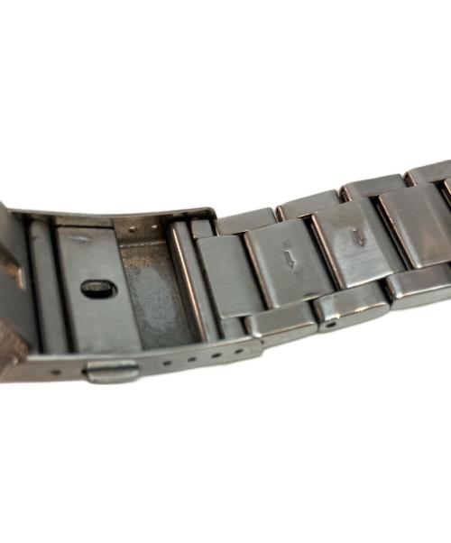 CASIO（カシオ）CASIO (カシオ) タフソーラー SSブレスレット 5582 腕時計 ブラック×レッドの古着・服飾アイテム
